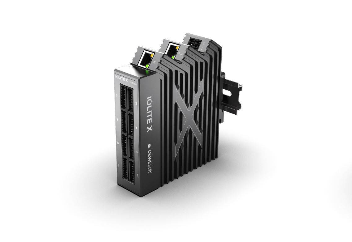 <h2>IOLITE X 8xSTGS</h2>
<p>High-precision strain gauge and bridge measurement module for dynamic sensor acquisition.</p>
<h3>Highlights</h3>
<ul>
<li> 8 simultaneous channels </li>
<li> 24-bit delta-sigma ADC </li>
<li> Up to 50 kS/s per channel </li>
<li> Full, Half &amp; Quarter bridge support </li>
<li> Software-selectable excitation </li>
<li> Integrated shunt calibration </li>
<li> High dynamic range &amp; low noise </li>
</ul>
<h3>Tech Specs</h3>
<ul>
<li> <strong>Input Type:</strong> Full / Half / Quarter Bridge, Potentiometer </li>
<li> <strong>Voltage Ranges:</strong> 1 V, 0.1 V, 0.02 V </li>
<li> <strong>Input Coupling:</strong> DC </li>
<li> <strong>Excitation:</strong> 1 V, 2 V, 5 V </li>
<li> <strong>Bridge Support:</strong> 120 &Omega; &amp; 350 &Omega; </li>
<li> <strong>Programmable Shunt:</strong> 100 k&Omega; </li>
<li> <strong>Supported Measurements:</strong> Strain, Bridge Sensors, Potentiometer </li>
<li> <strong>Sampling Rate:</strong> 50 kS/s per channel</li>
</ul>